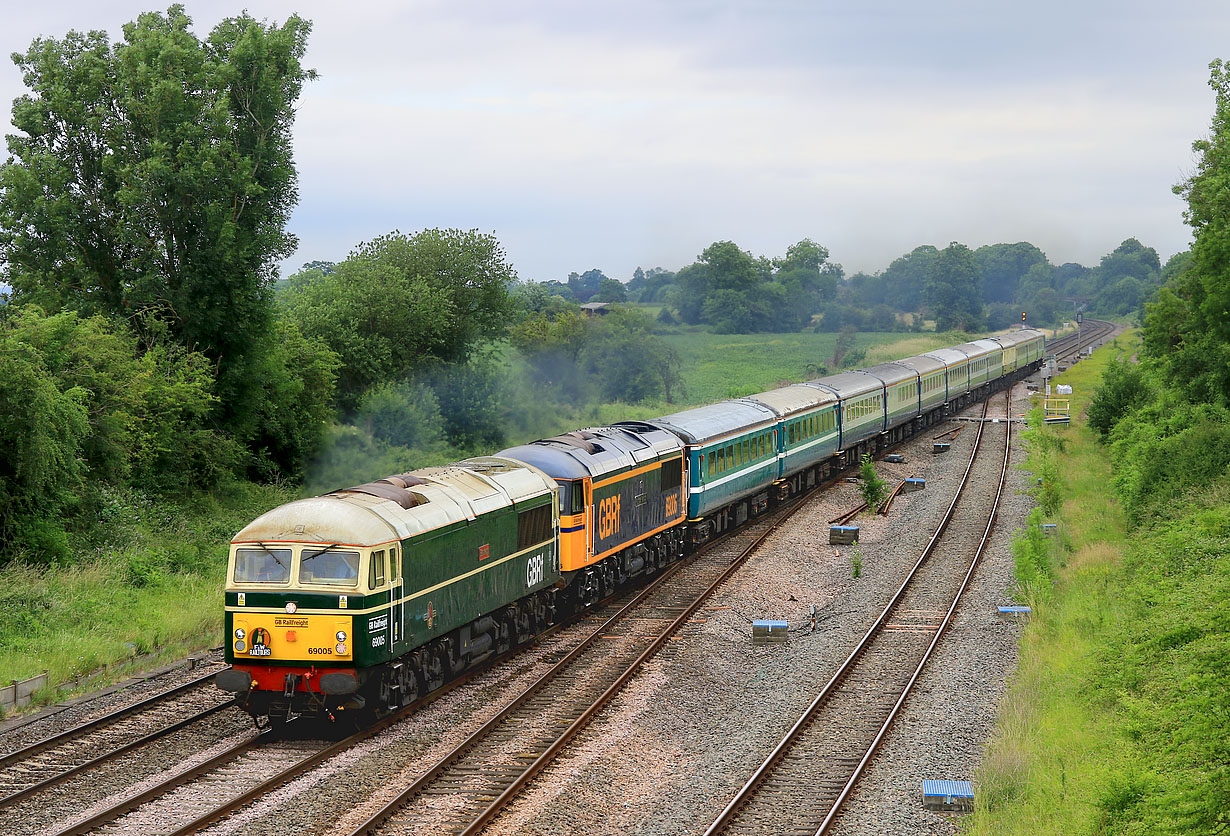 69005 & 69006 Standish Junction 24 June 2023