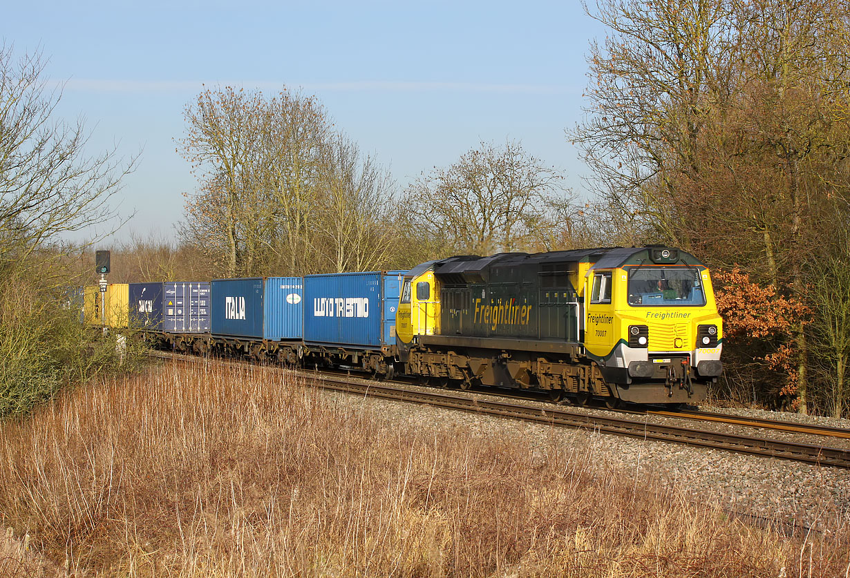 70007 Thrupp 9 January 2013