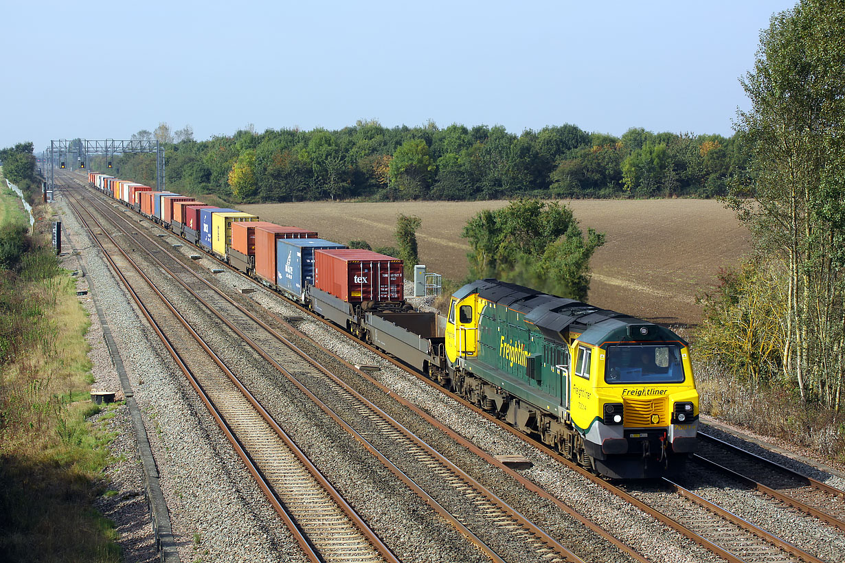 70014 Denchworth (Circourt Bridge) 22 September 2014