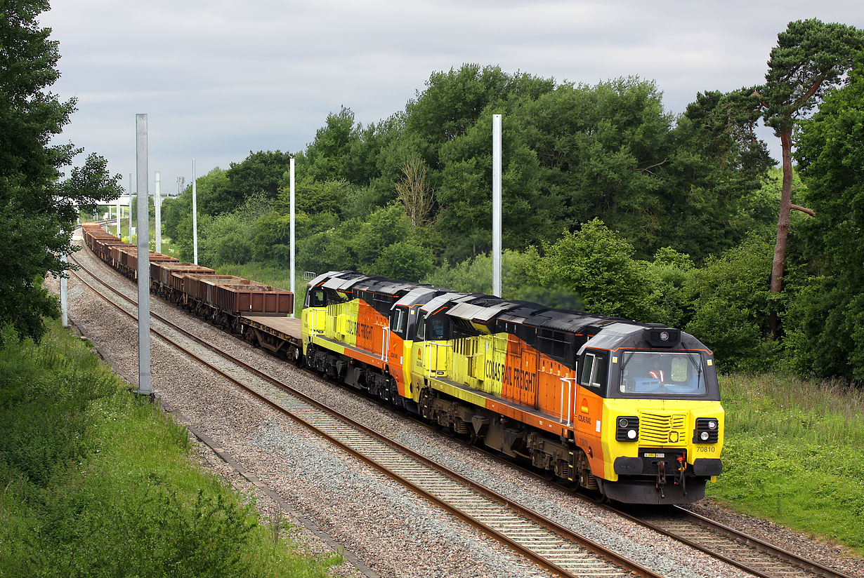 70810 & 70811 Shrivenham (Ashbury Crossing) 15 June 2017