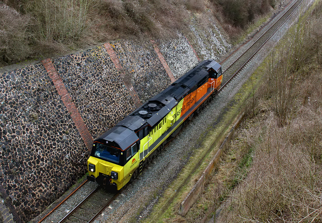 70810 Combe (Grintleyhill Bridge) 5 March 2015