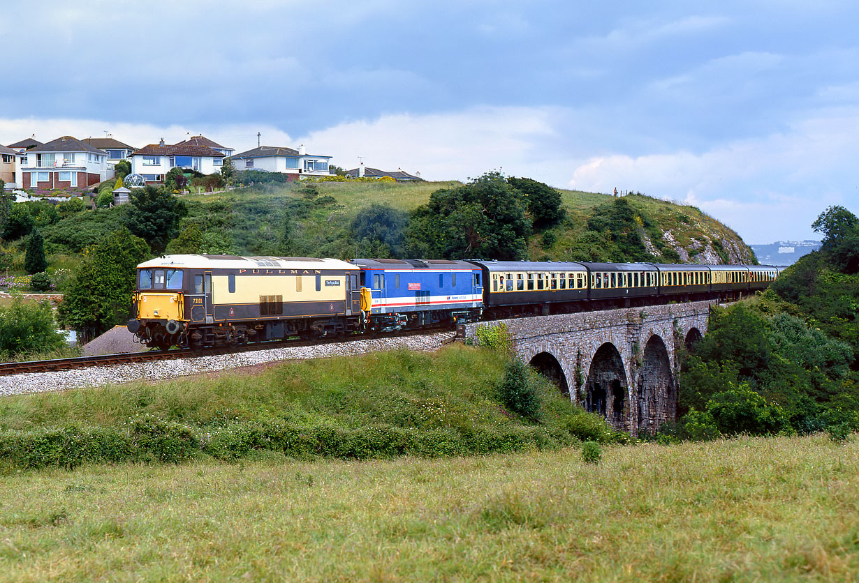 73101 & 73109 Hookhills Viaduct 20 June 1993