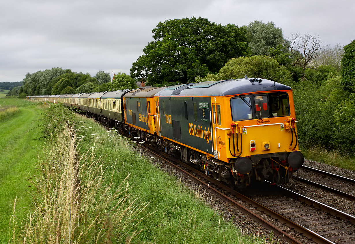 73128 & 73107 Little Bedwyn 16 July 2016