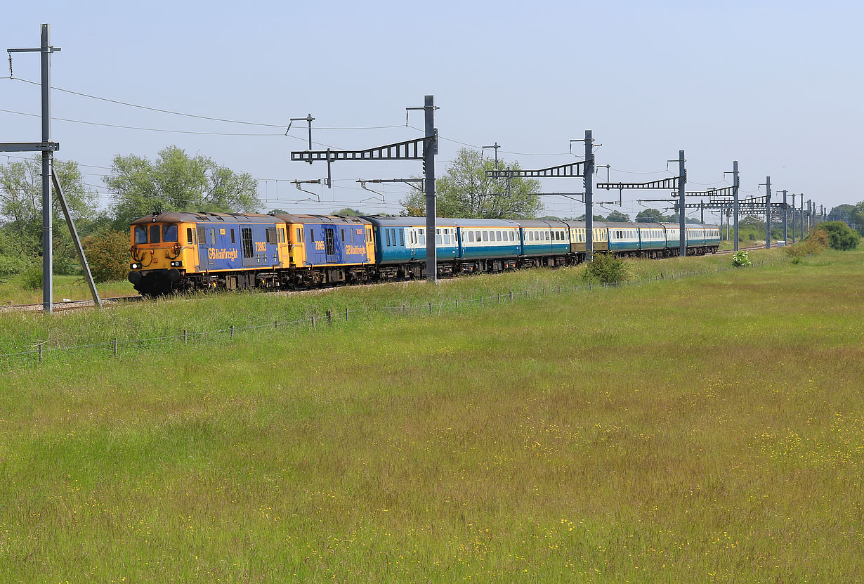 73963 & 73965 Shrivenham (Ashbury Crossing) 10 June 2023