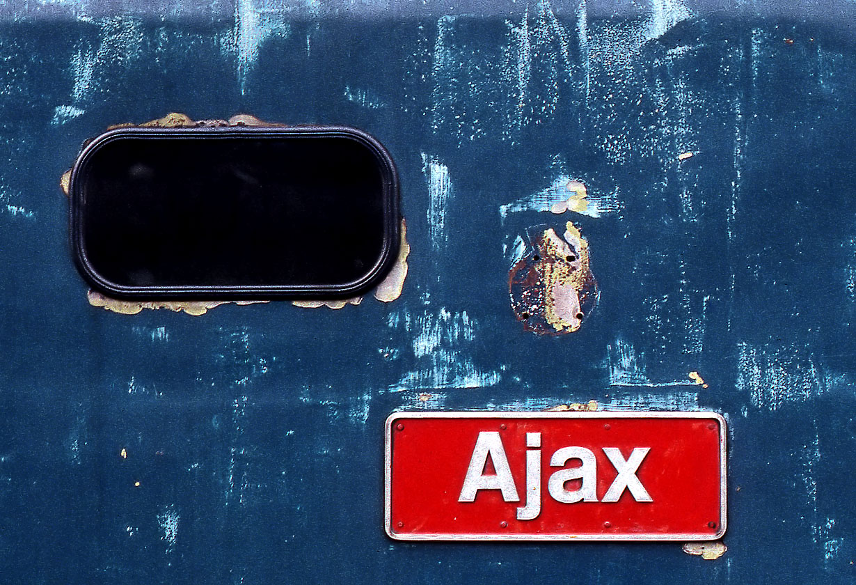 50046 Ajax Nameplate 21 August 1991