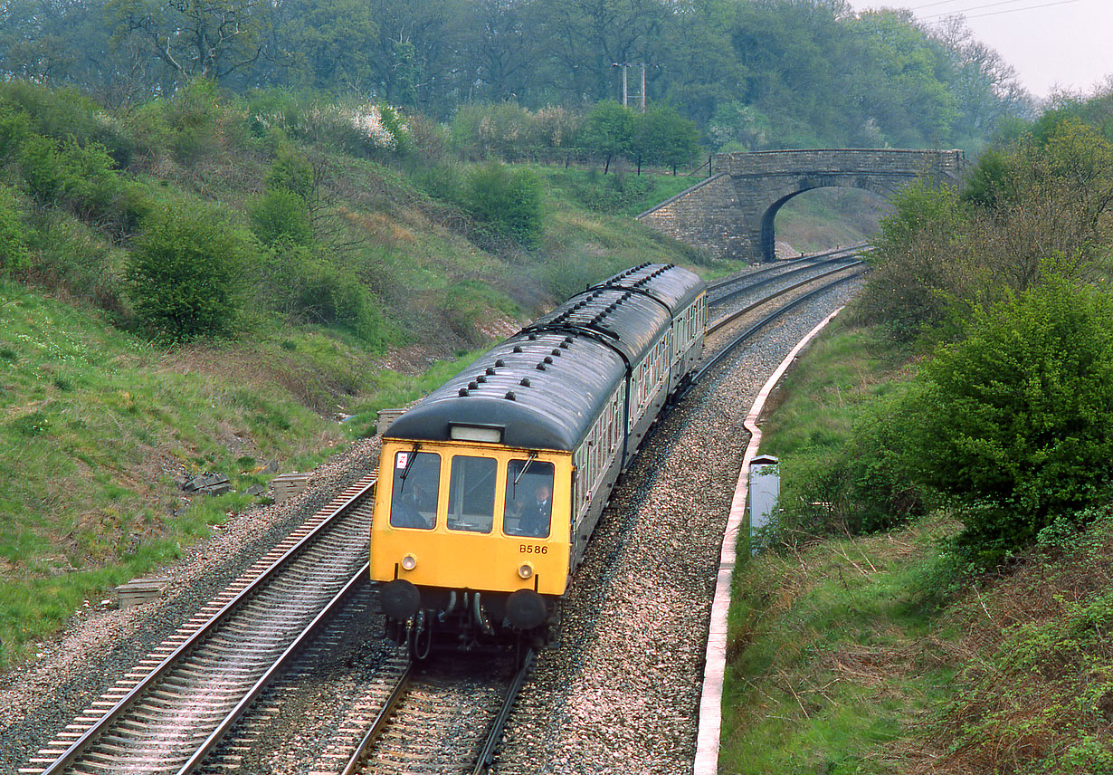 B586 Clink Road Junction 11 May 1985
