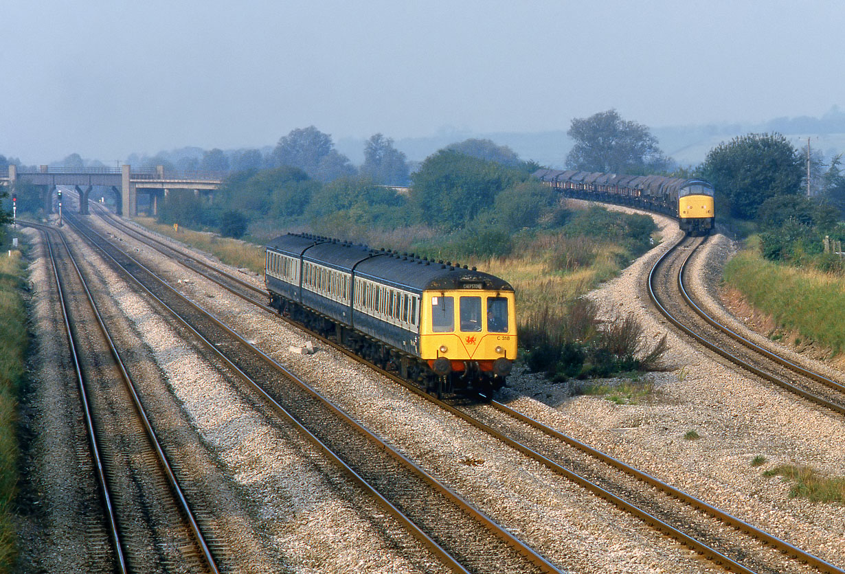 C318 & 45001 Llandevenny 21 October 1985