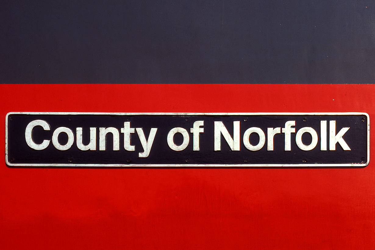 47582 County of Norfolk Nameplate 8 September 1991