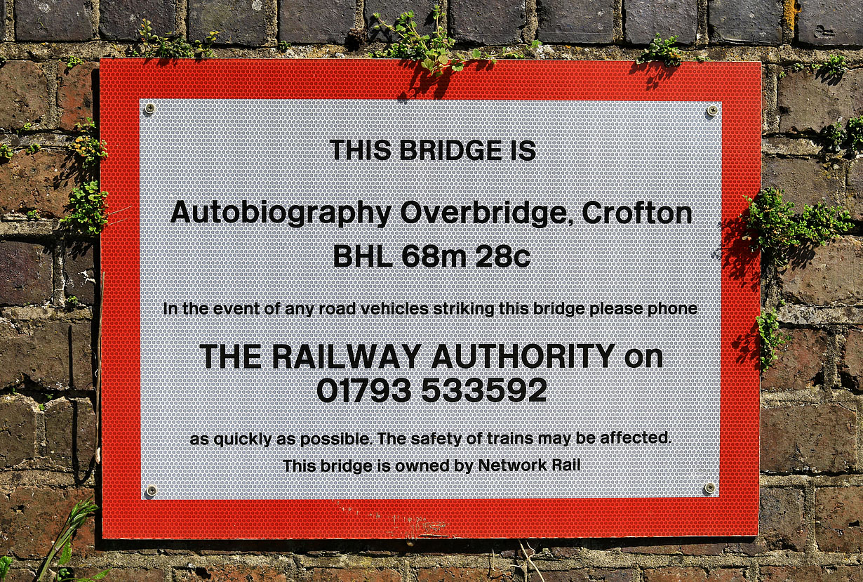 Crofton Bridge Sign 24 April 2026