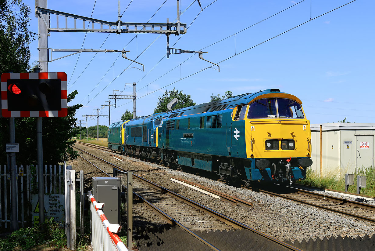 D1015, 46045 & D821 Steventon 10 July 2025
