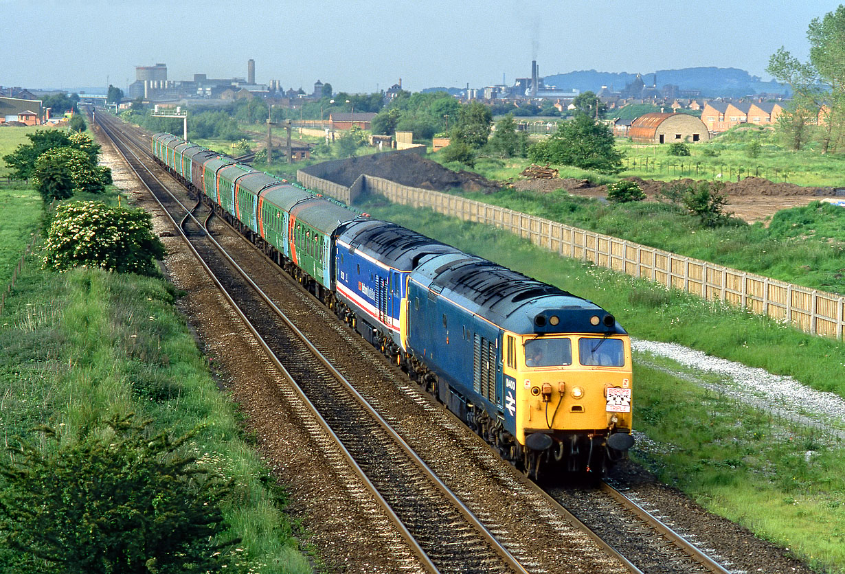 D400 & 50033 Branston 5 June 1993