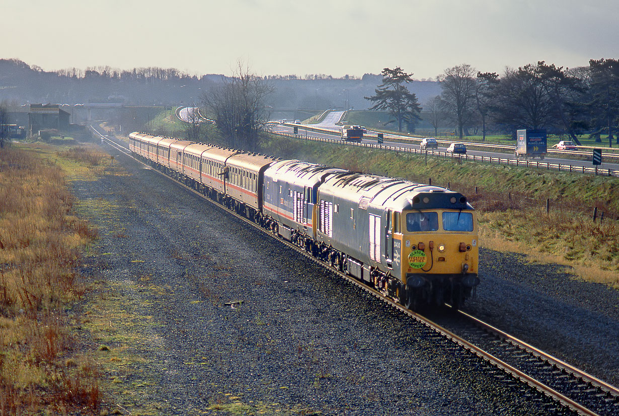 D400 & 50033 Rossett 5 December 1992