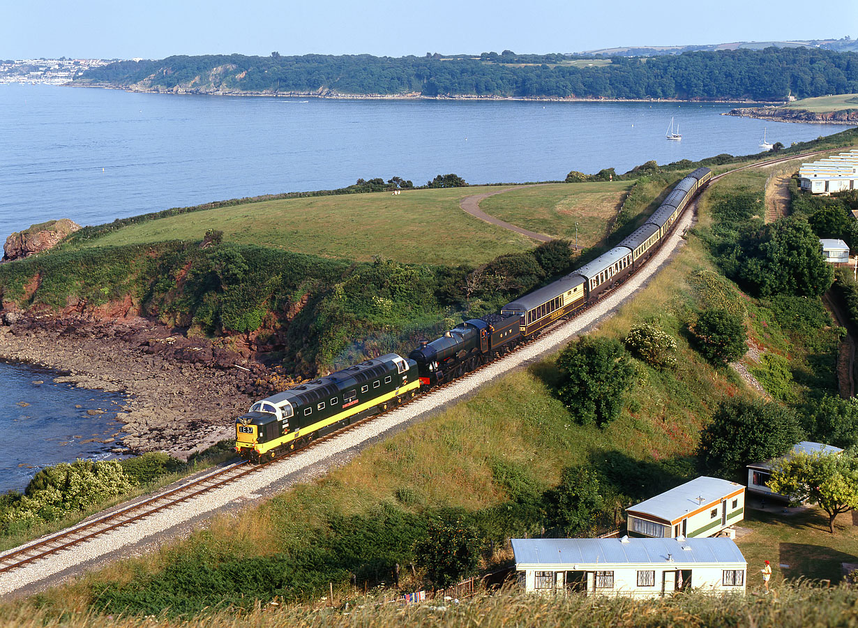 D9000 & 4920 Goodrington (Waterside) 21 June 1992