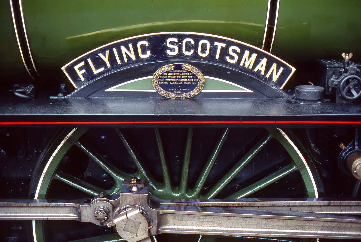4472 Flying Scotsman Nameplate 14 February 1992