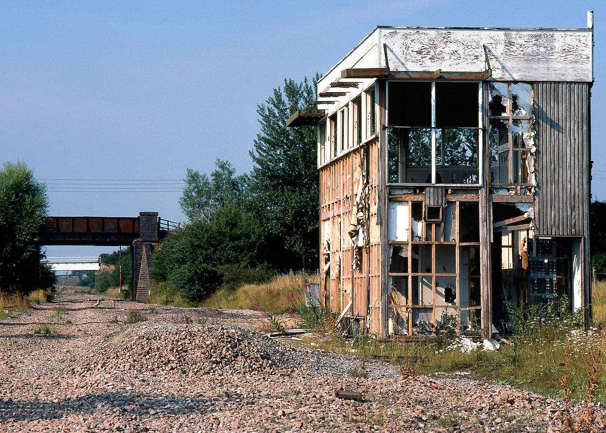 Honeybourne West Loop Signal Box 12 August 1984