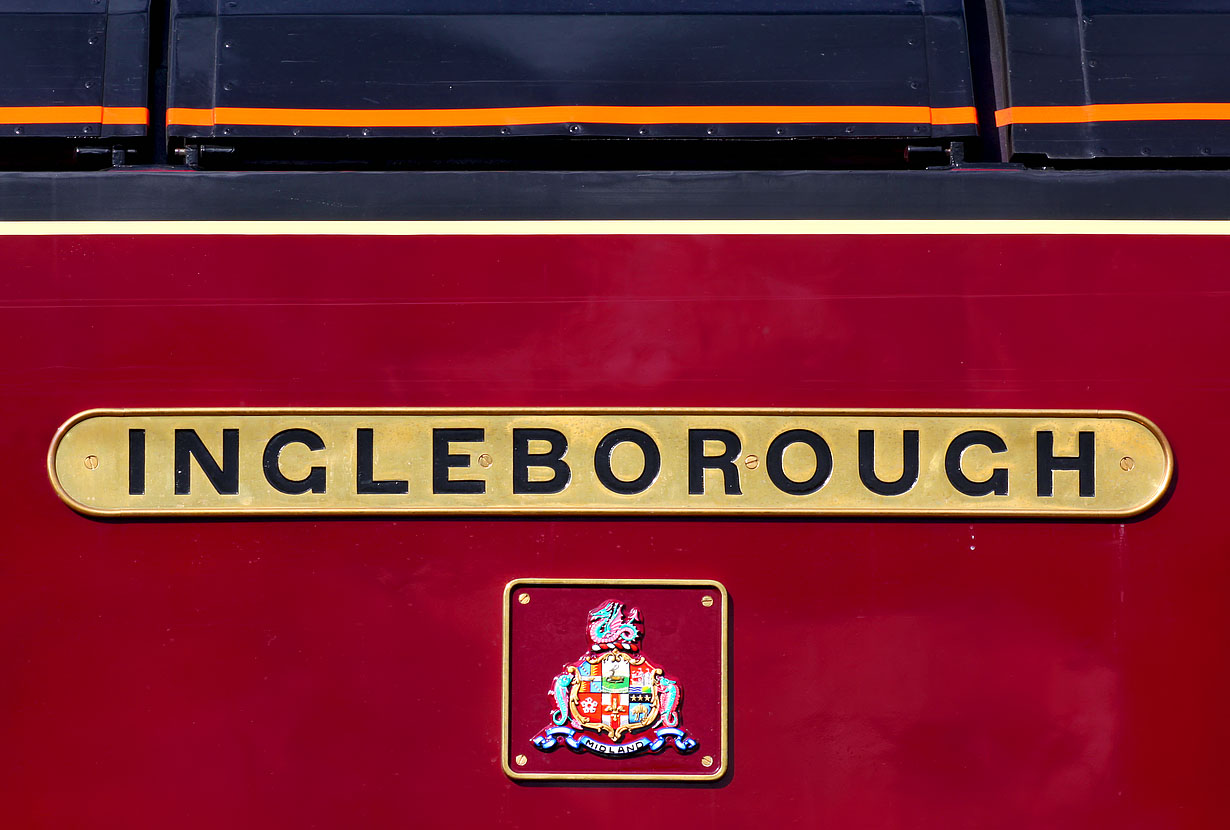 60022 Ingleborough Nameplate 8 October 2026