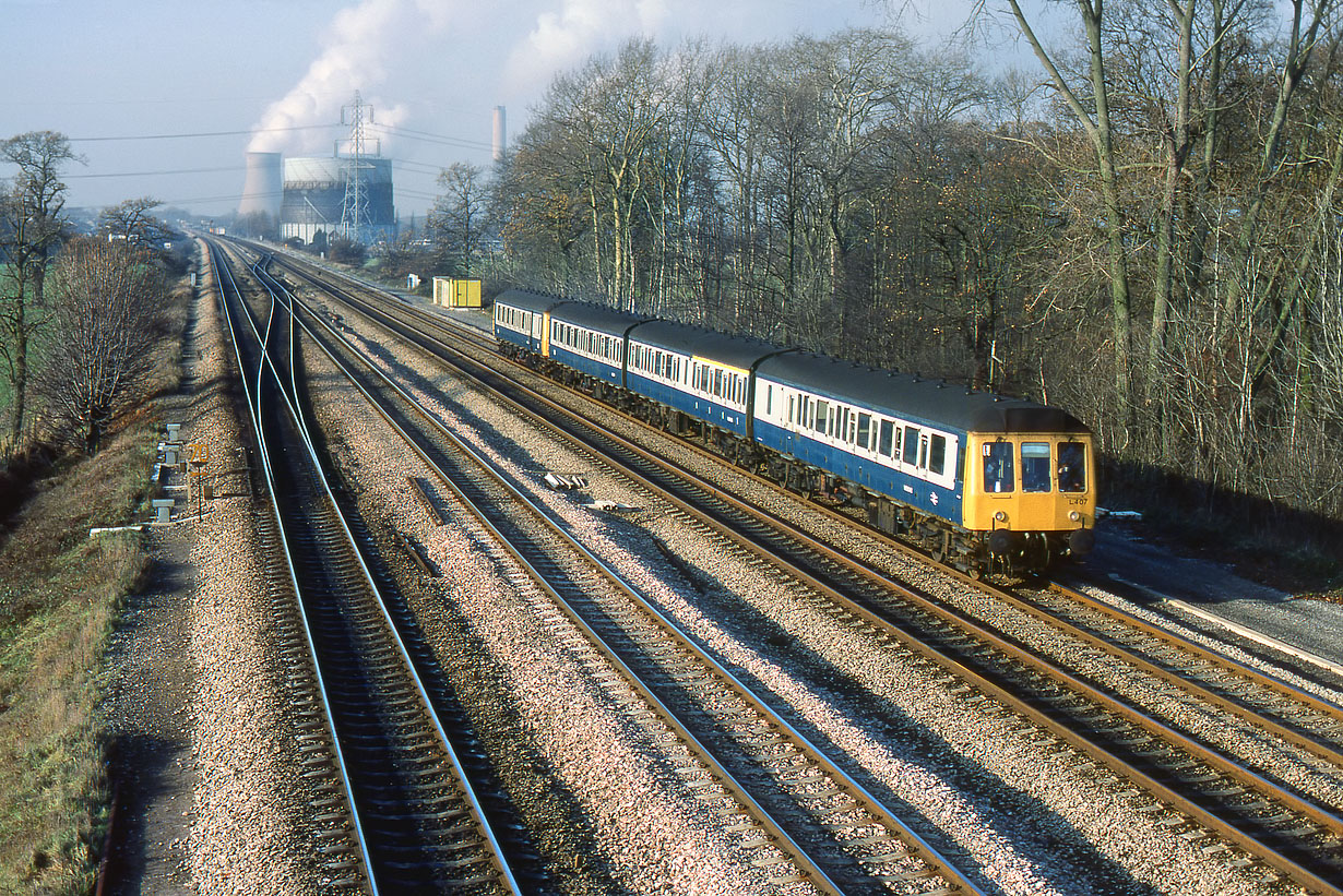 L407 & 55034 South Moreton (Didcot East) 1 December 1983