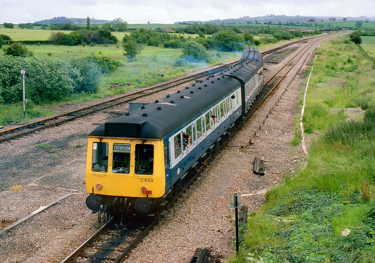 L420 & 55028 Honeybourne 22 June 1985