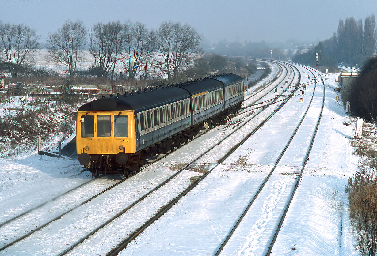 L468 Oxford North Junction 12 February 1985