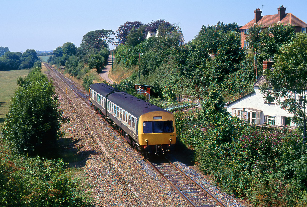 P870 Newton St Cyres 1 August 1990