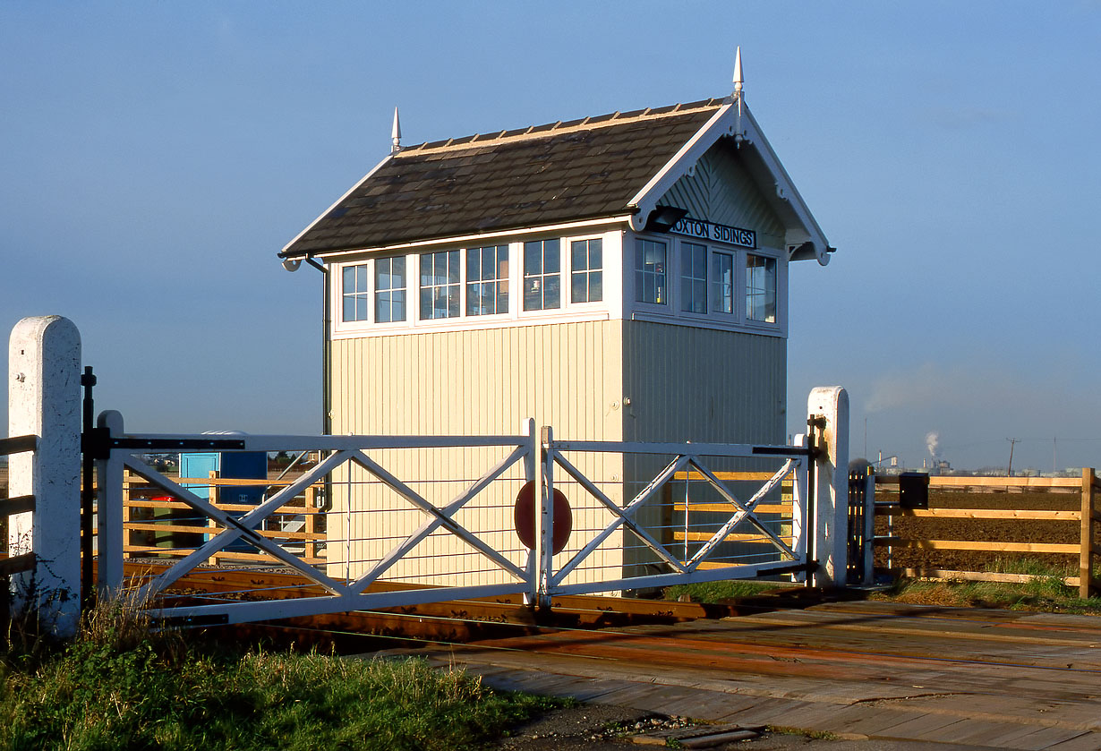 Roxton Sidings Signal Box 8 December 2001