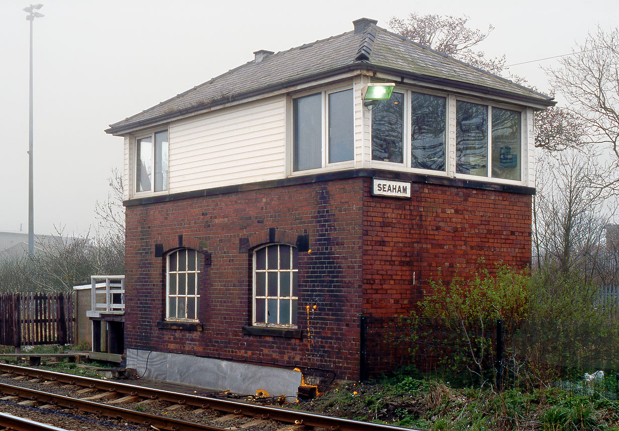 Seaham Signal Box 3 April 1999