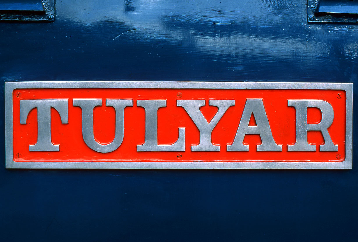 55015 Tulyar Nameplate 6 October 1990