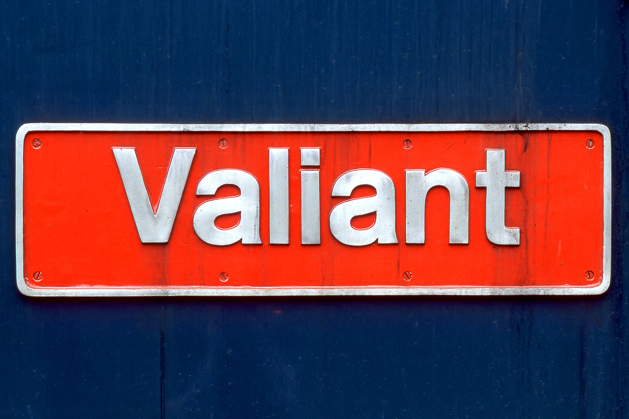 50015 Valiant Nameplate 11 July 1998