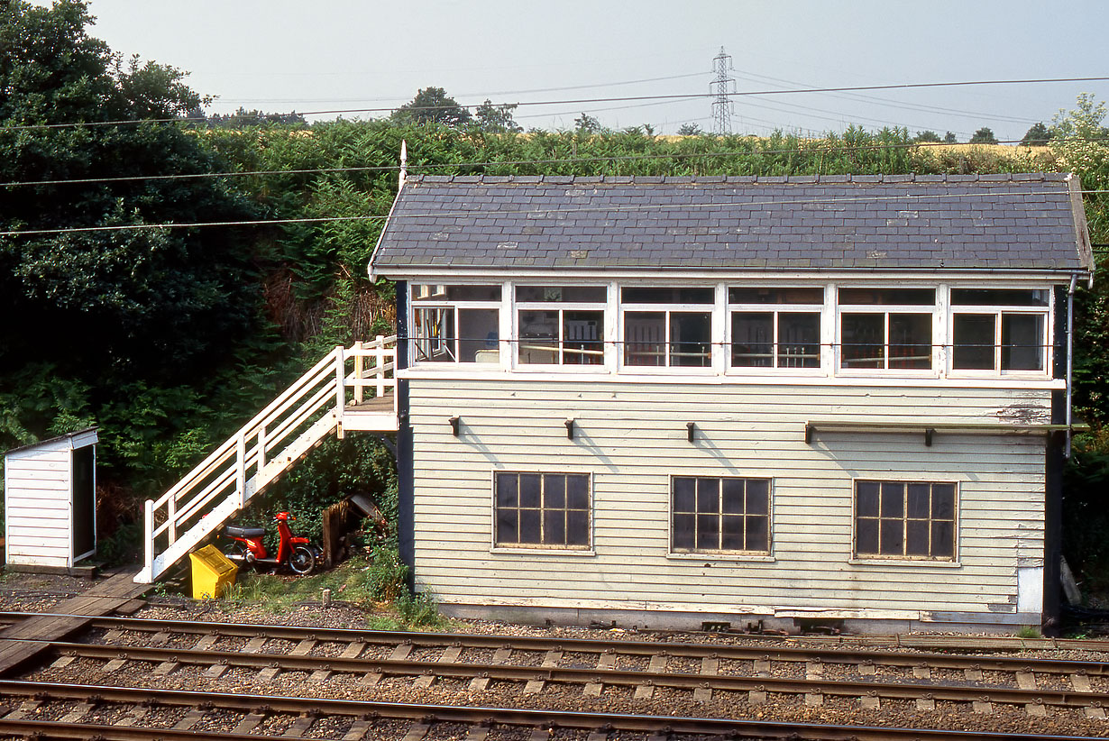 Welbeck Colliery Junction Signal Box 27 June 1992