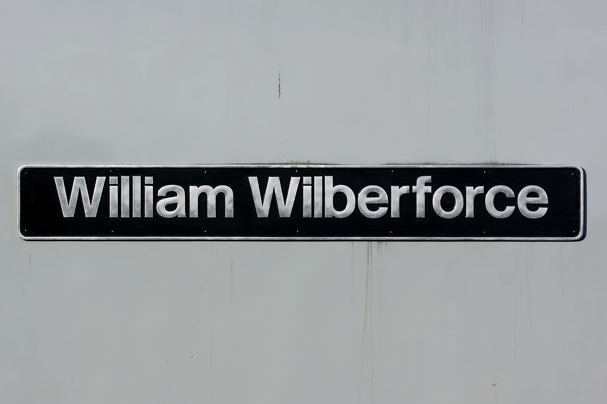 60046 William Wilberforce Nameplate 8 February 2020
