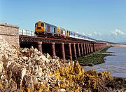 20168 & 20059 Leven Viaduct 25 April 1992