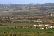20295 & 20007 Fenny Compton (viewed from Burton Dassett Hills) 22 February 2025