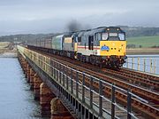 31405 & 33202 Eskmeals Viaduct 8 February 1997