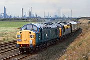 37029 & 37038 Port Clarence 22 April 2000