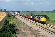 37068 & 37128 Denchworth (Circourt Bridge) 14 August 1992