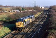 37092 & 37162 Swindon (Hay Lane) 3 December 1994