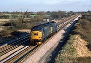 37135 & 37189 Denchworth (Circourt Bridge) 9 December 1986