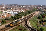 37350 & 37280 Narroways Hill Junction 16 April 1991