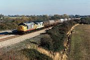 37371 & 37248 Denchworth (Circourt Bridge) 3 November 1990