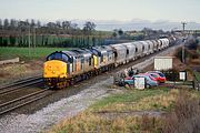 37413 & 37672 Cogload Junction 22 January 1994