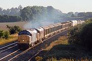 37898 & 37885 Shrivenham (Ashbuy Crossing) 19 August 1998