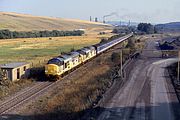 37899 & 37896 Markham Colliery Junction 1 September 1991