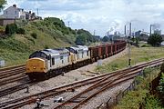 37904 & 37902 East Usk Junction 2 July 1990