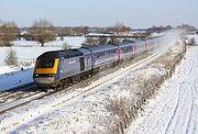 43092 Shrivenham (Ashbury Crossing) 7 January 2010