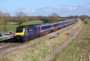 43136 Shrivenham (Ashbury Crossing) 18 February 2016