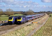 43137 & 43026 Shrivenham (Ashbury Crossing) 18 February 2016