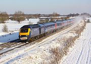 43148 Shrivenham (Ashbury Crossing) 7 January 2010