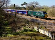 43187 Shrivenham (Ashbury Crossing) 13 March 2017