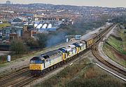 47347, 37229 & 37695 Narroways Hill Junction 3 March 1994