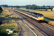 47808 Shrivenham (Ashbury Crossing) 25 July 1990